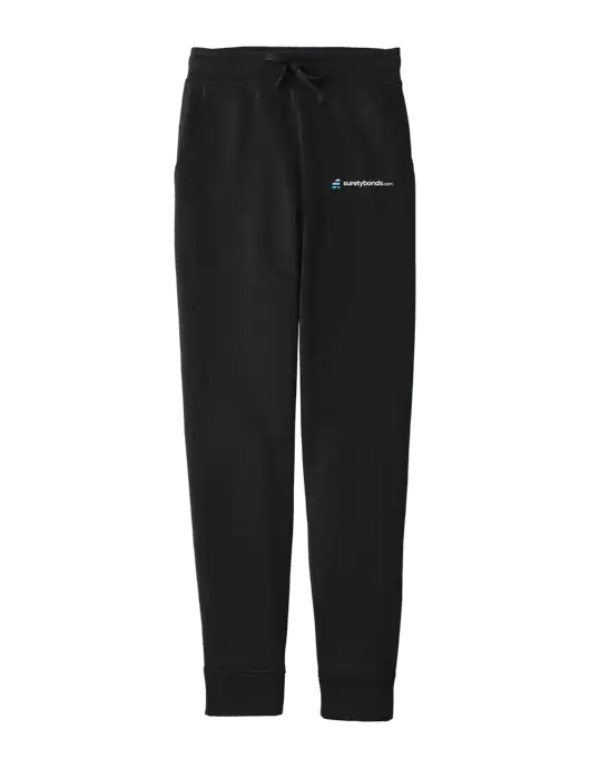 Sport-Wick Black Fleece Jogger w/SuretyBonds.com Logo