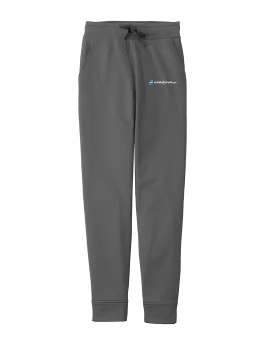 Sport-Wick Dark Grey Fleece Jogger w/SuretyBonds.com Logo