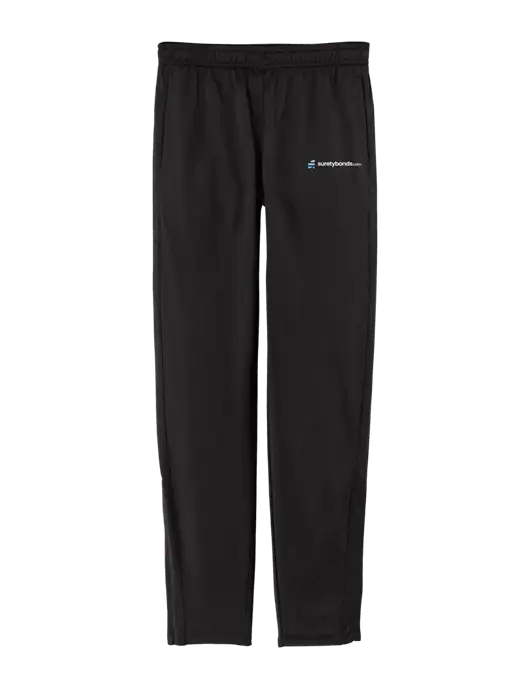 Tricot Black Track Jogger w/SuretyBonds.com Logo