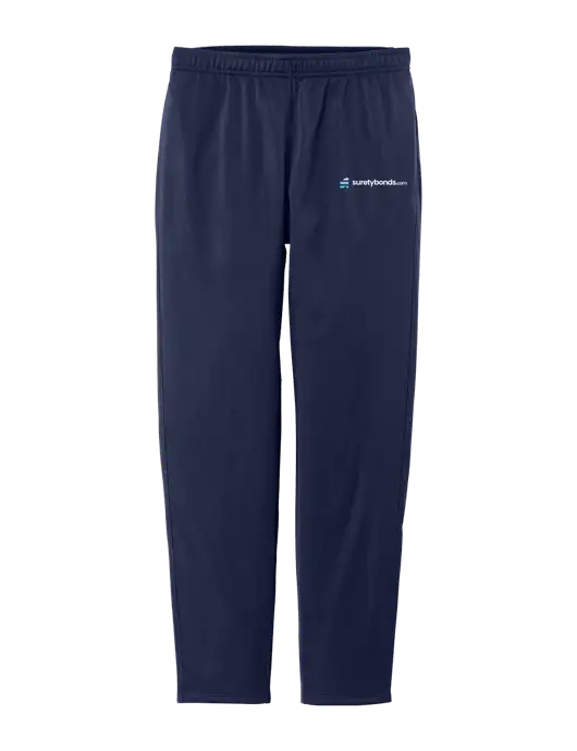 Womens Tricot Navy Track Jogger w/SuretyBonds.com Logo