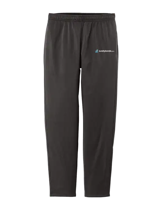 Womens Tricot Very Dark Grey Track Jogger w/SuretyBonds.com Logo