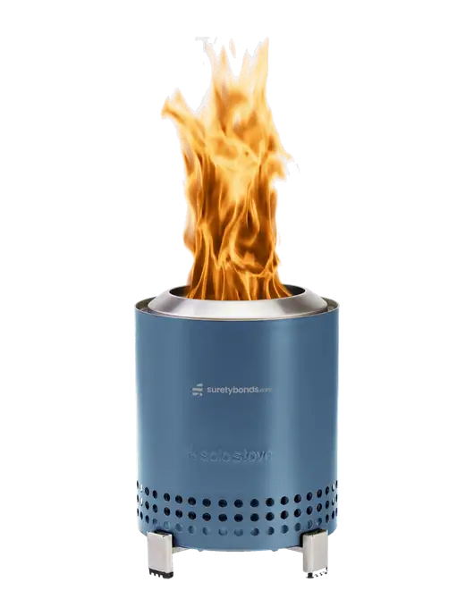 Solo Stove Light Navy Mesa  w/SuretyBonds.com Logo