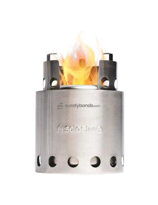 Solo Stove Lite w/SuretyBonds.com Logo