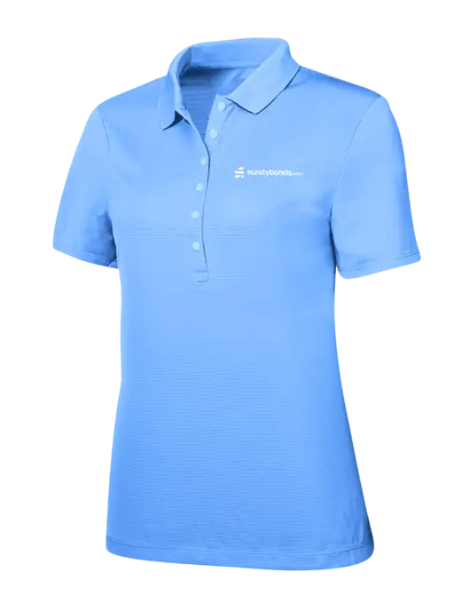 Callaway Womens Ottoman Light Blue Polo w/SuretyBonds.com Logo