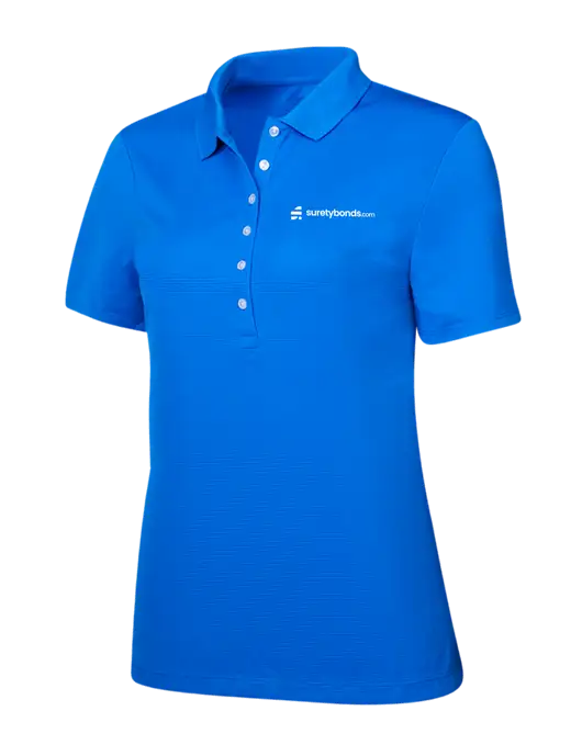 Callaway Womens Ottoman Royal Blue Polo w/SuretyBonds.com Logo