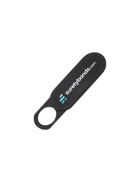Black Web Cam Cover w/SuretyBonds.com Logo