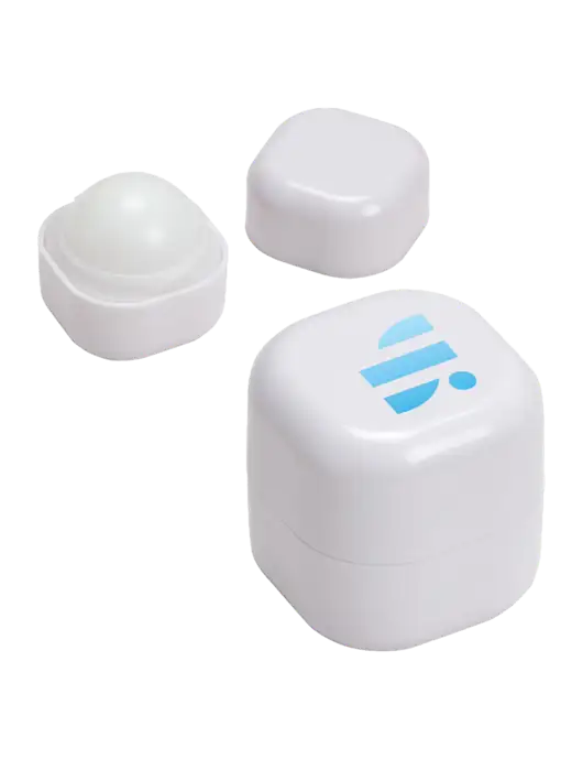 White Chap Cube Vanilla Lip Balm w/SuretyBonds.com Icon