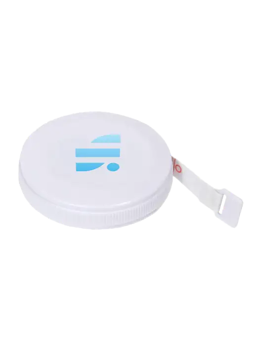 White Round Tape Measure w/SuretyBonds.com Icon