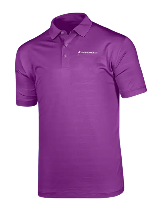 Callaway Vibrant Purple Ventilated Polo w/SuretyBonds.com Logo
