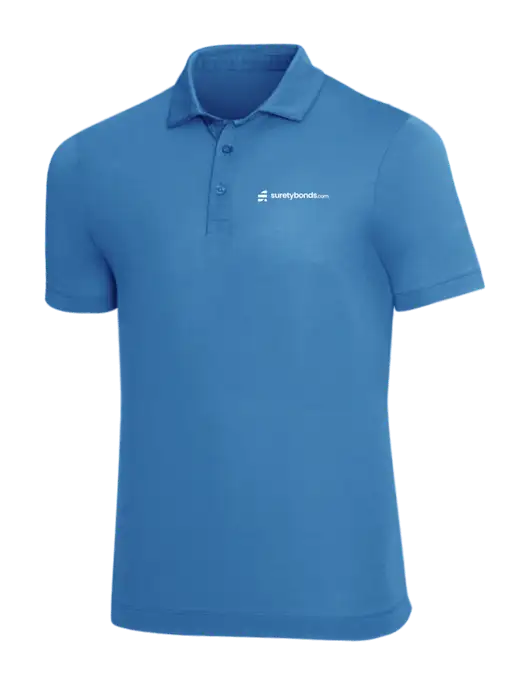 Mercer+Mettle Dark Sapphire Blue Stretch Jersey Polo w/SuretyBonds.com Logo
