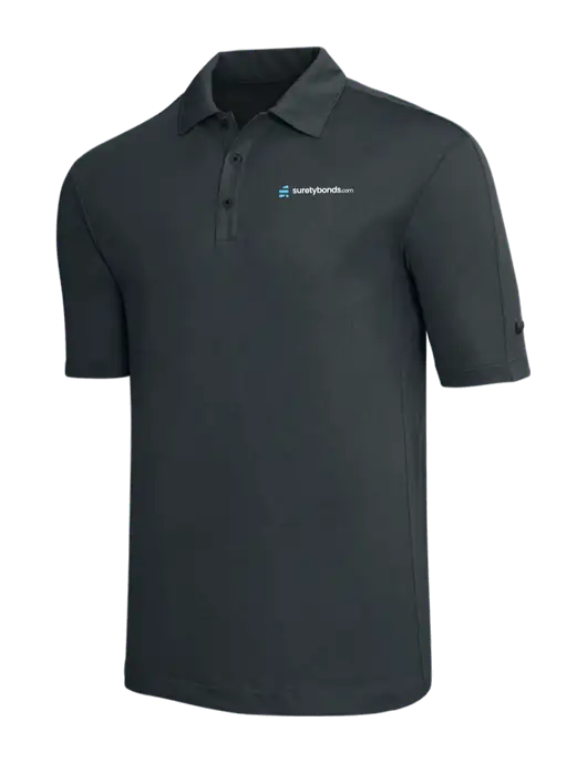 Nike Dark Grey Tech Sport Dri-FIT Polo w/SuretyBonds.com Logo
