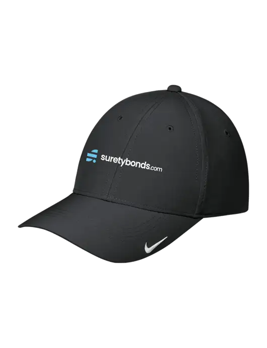 Nike Black Dri-FIT Legacy Cap w/SuretyBonds.com Logo