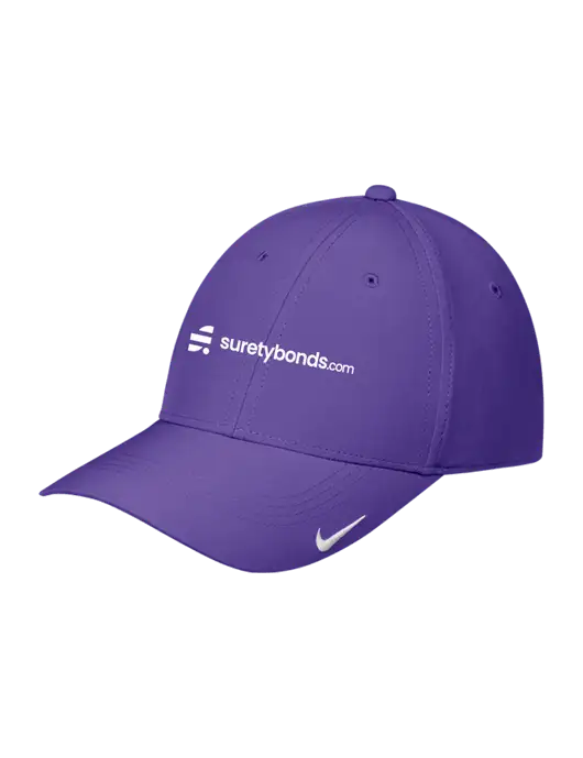 Nike Purple Dri-FIT Legacy Cap w/SuretyBonds.com Logo
