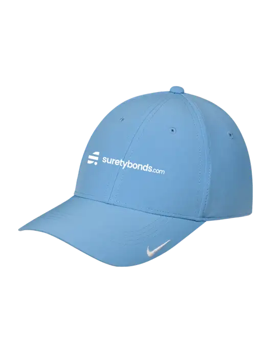 Nike Light Blue Dri-FIT Legacy Cap w/SuretyBonds.com Logo