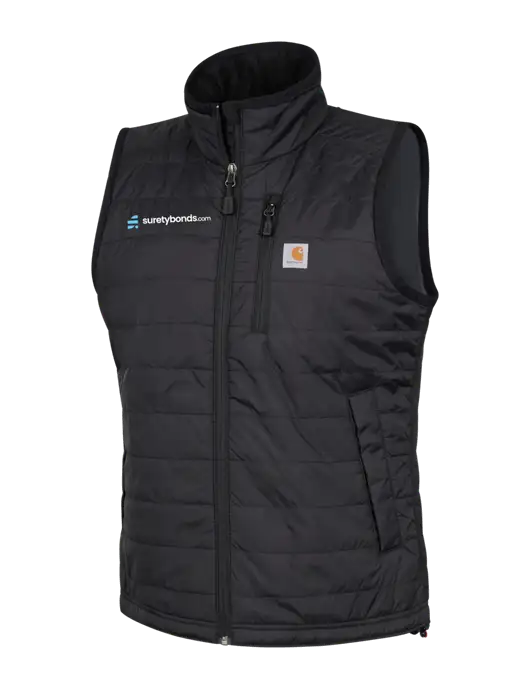 Carhartt Womens Black Gilliam Vest w/SuretyBonds.com Logo