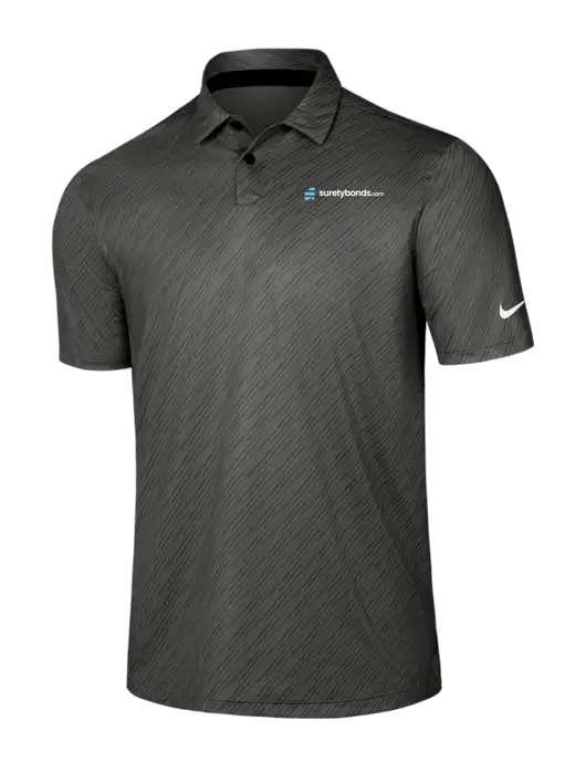 Nike Dark Grey Vapor Dash Polo w/SuretyBonds.com Logo