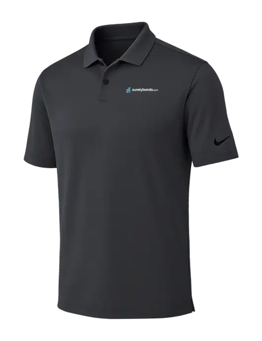 Nike Dark Grey Dri-FIT Vapor Polo w/SuretyBonds.com Logo