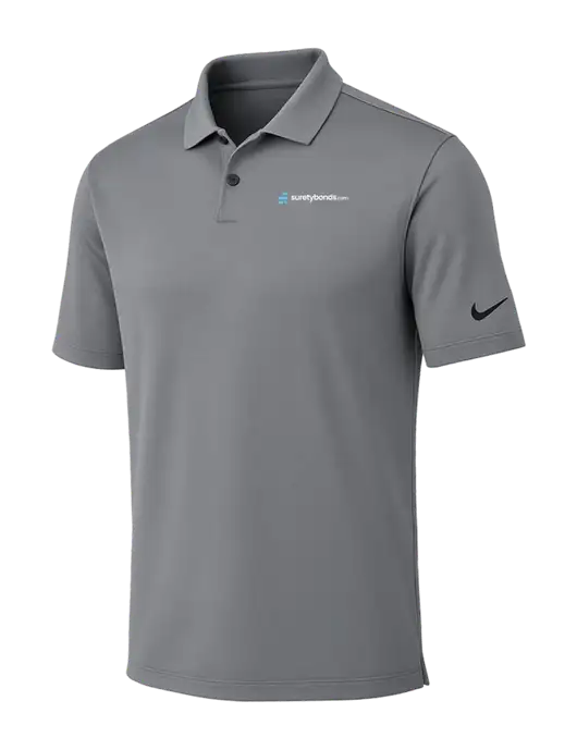Nike Medium Grey Dri-FIT Vapor Polo w/SuretyBonds.com Logo