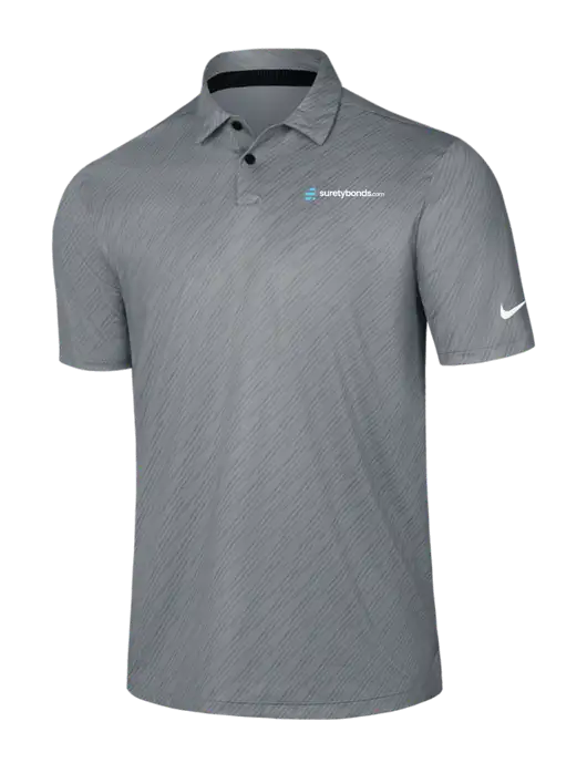 Nike Medium Grey Vapor Dash Polo w/SuretyBonds.com Logo