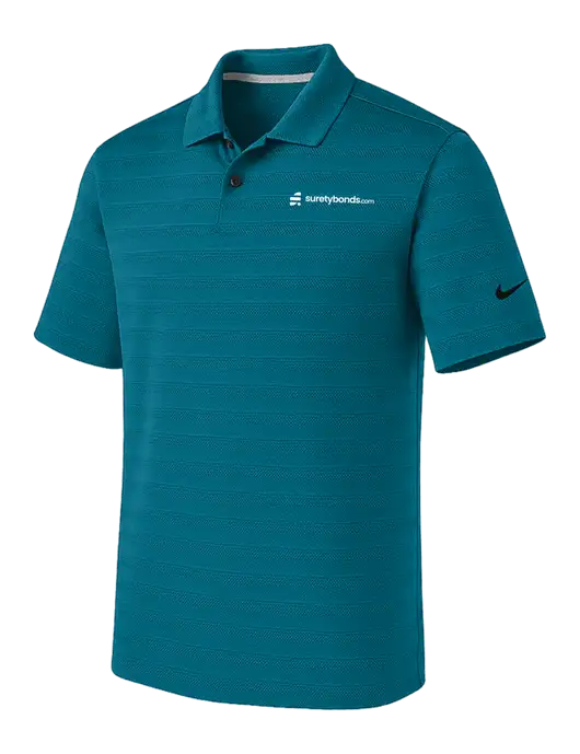 Nike Sapphire Blue Dri-FIT Vapor Jacquard Polo w/SuretyBonds.com Logo