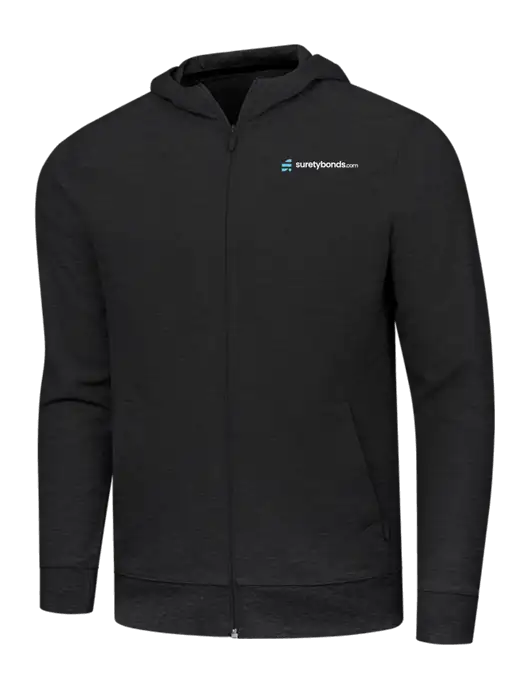 Ogio Black Revive Full-Zip w/SuretyBonds.com Logo