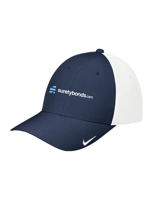 Nike Navy/White Dri-FIT Legacy Cap w/SuretyBonds.com Logo
