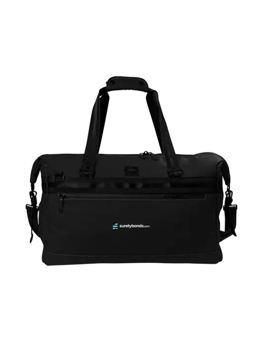 OGIO Black Commuter Duffel w/SuretyBonds.com Logo