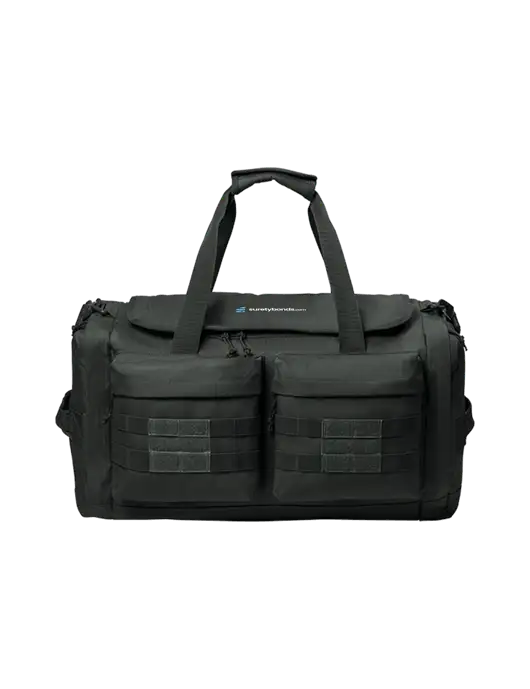 CornerStone Charcoal Grey Tactical Duffel w/SuretyBonds.com Logo