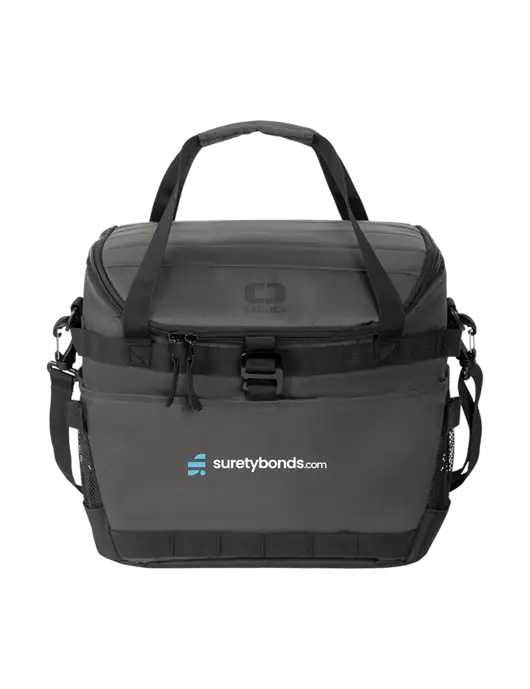 OGIO Dark Grey Sprint 24-Pack Cooler w/SuretyBonds.com Logo