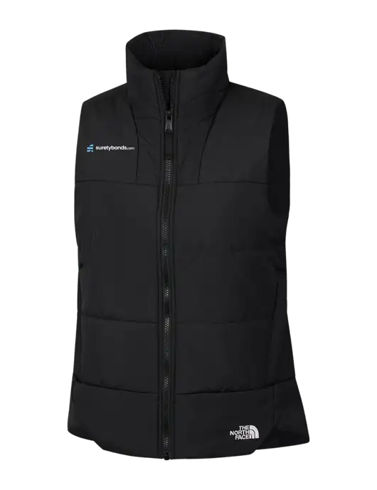 The North Face Womens Black Everyday Insulated Vest w/SuretyBonds.com Logo