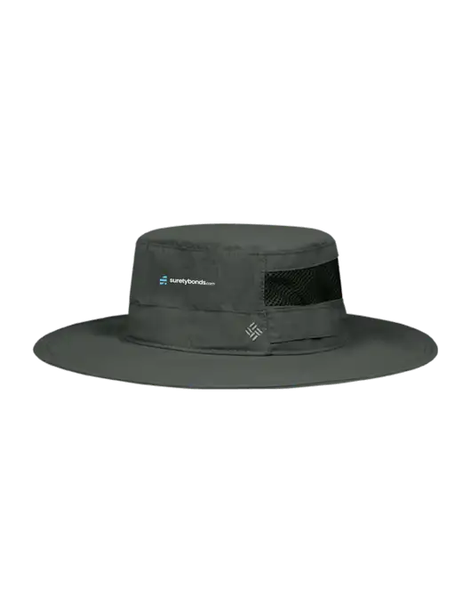 Columbia Dark Grey Bora Bora Booney  Hat w/SuretyBonds.com Logo