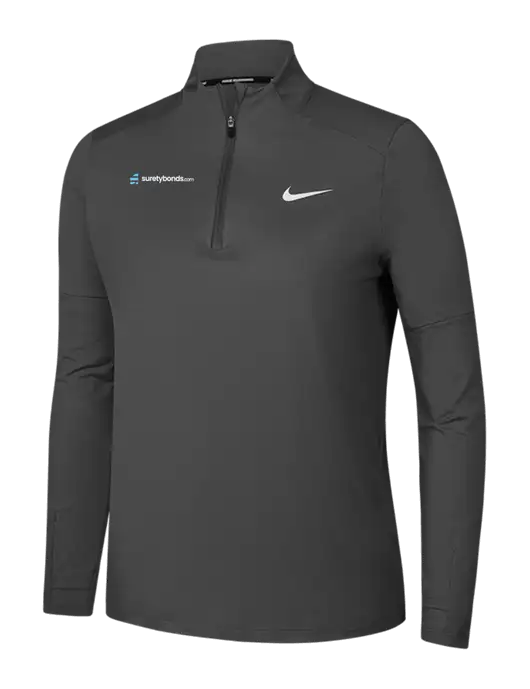 Nike Dark Grey Womens Dri-FIT Element 1/2-Zip Pullover w/SuretyBonds.com Logo