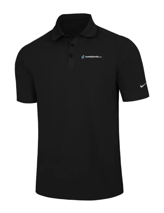 Nike Black Dri-FIT Classic Polo w/SuretyBonds.com Logo