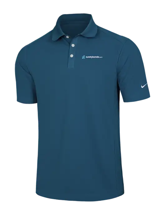 Nike Light Navy Dri-FIT Classic Polo w/SuretyBonds.com Logo