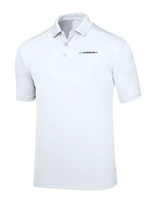Callaway Core Bright White Performance Polo w/SuretyBonds.com Logo