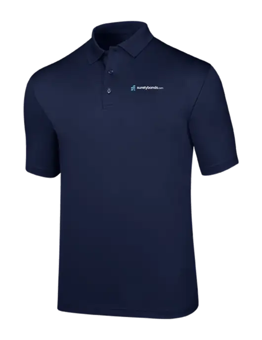 Callaway Opti-Dri Navy Chev Polo w/SuretyBonds.com Logo