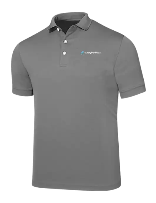 Callaway Ottoman Medium Grey Polo w/SuretyBonds.com Logo