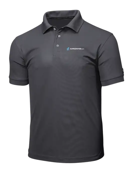 OGIO Charcoal Grey Caliber 2.0 Polo w/SuretyBonds.com Logo