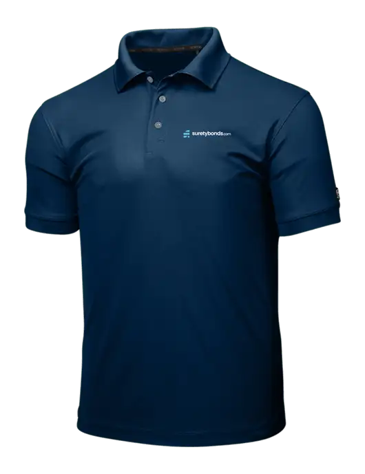 OGIO Navy Caliber 2.0 Polo w/SuretyBonds.com Logo