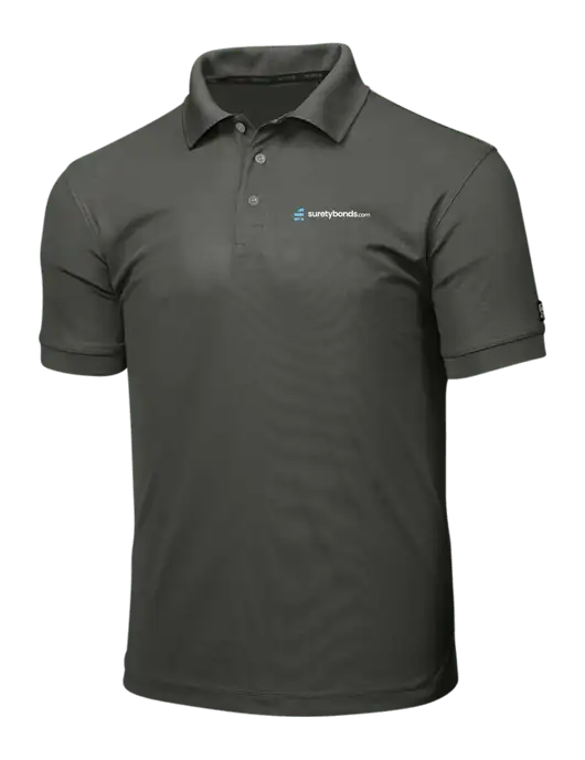 OGIO Medium Grey Caliber 2.0 Polo w/SuretyBonds.com Logo