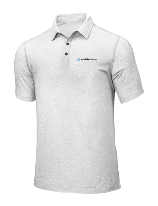 OGIO White ONYX Polo w/SuretyBonds.com Logo