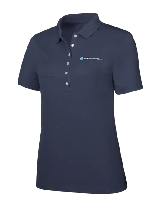Callaway Womens Ottoman Navy Polo w/SuretyBonds.com Logo