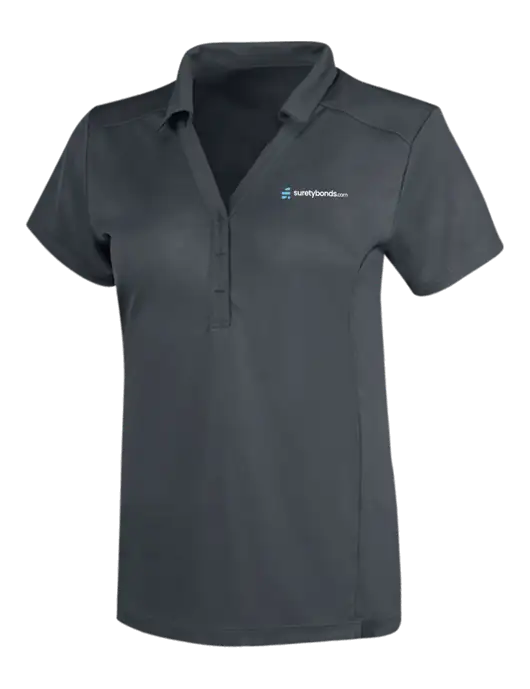 OGIO Dark Grey Womens Framework Polo w/SuretyBonds.com Logo
