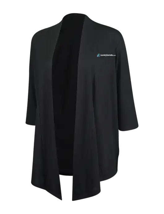 Black Womens Concept Shrug w/SuretyBonds.com Logo