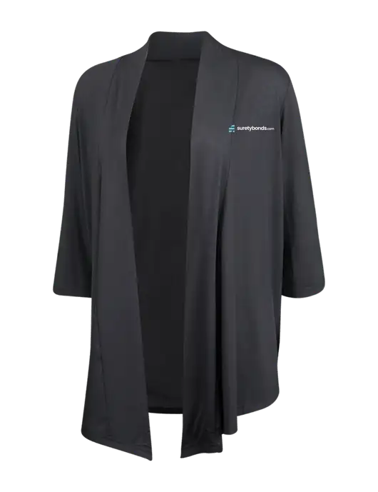 Grey Smoke Womens Concept Shrug w/SuretyBonds.com Logo