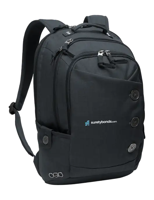 OGIO Storm Grey Ladies Melrose Pack w/SuretyBonds.com Logo