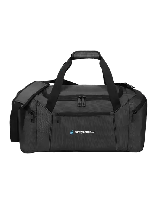 Slim & Lite Dark Grey Duffel    w/SuretyBonds.com Logo