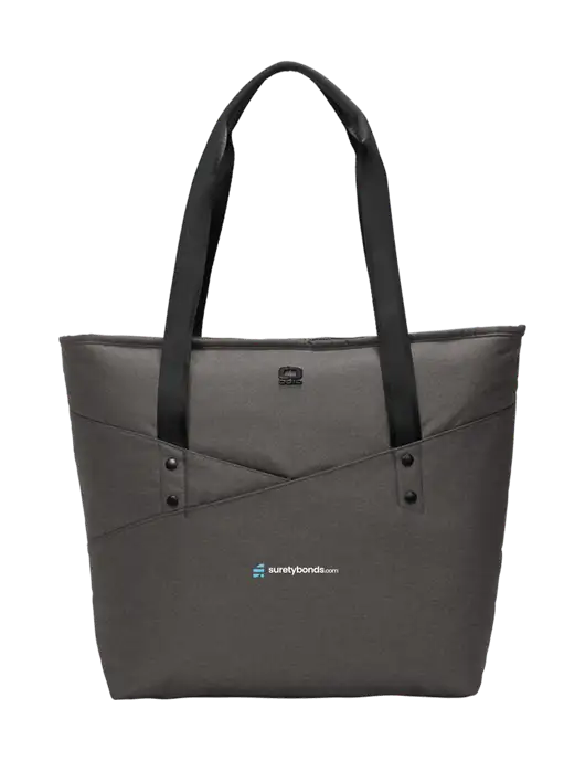 OGIO Tarmac Heather Downtown Tote 
 w/SuretyBonds.com Logo