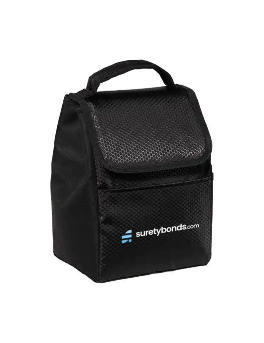 Lunch Bag Black Cooler w/SuretyBonds.com Logo