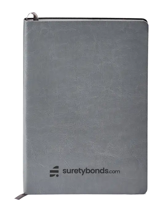 Fabrizio Grey Soft Cover 5.75 x 8.125 Journal w/SuretyBonds.com Logo